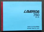 Laverda 750 SF/SF3 - GT Parti di Ricambio - Spare Parts List, Motoren, Overige merken