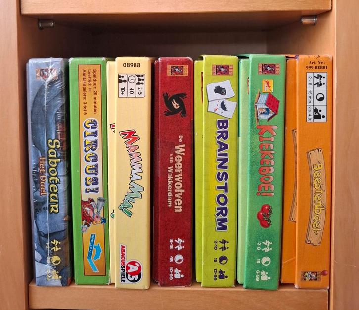 Kaartspellen 5 Weerwolven van Wakkerdam Brainstorm Kiekeboe!, Hobby en Vrije tijd, Gezelschapsspellen | Bordspellen, Gebruikt