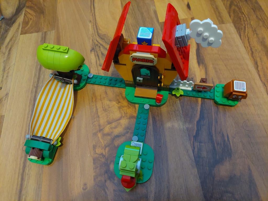 LEGO Super Mario Mario's Huis & Yoshi (71367), Ophalen, Zo goed als nieuw, Complete set, Lego