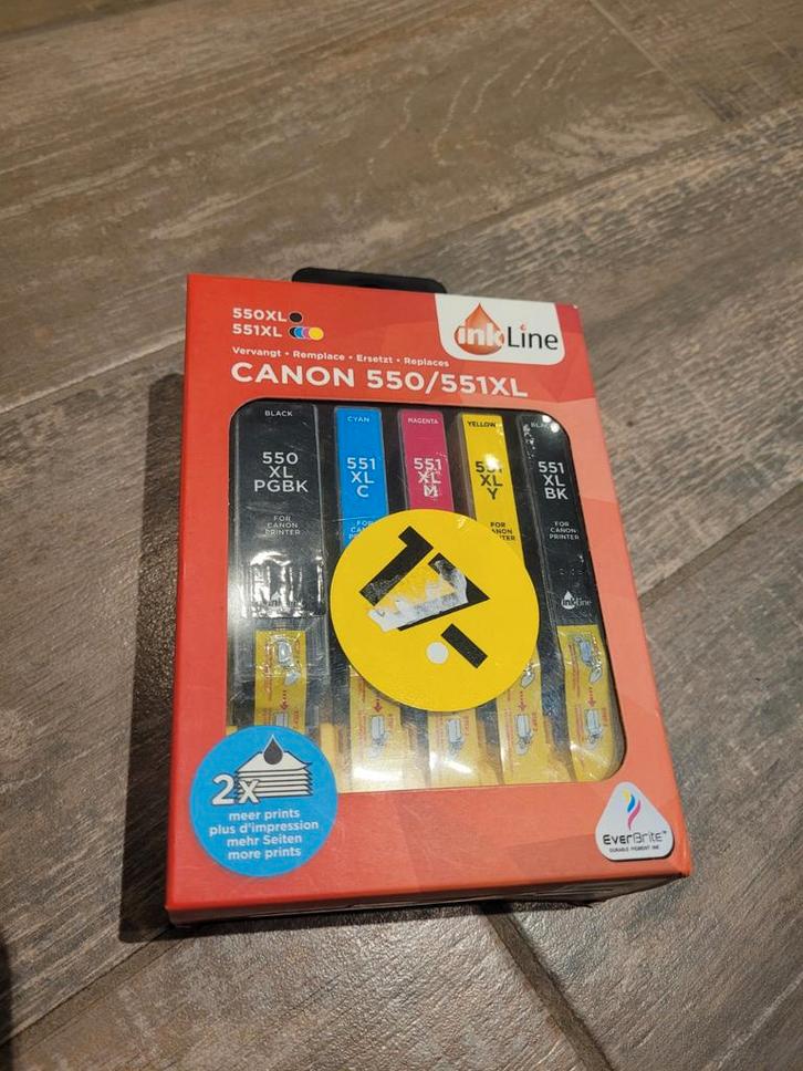 Canon 550/551XL Inkt Cartridges - Nieuw, Computers en Software, Printerbenodigdheden, Nieuw, Cartridge, Ophalen of Verzenden