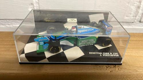 Benetton Ford B194 (Benetton) Jos Verstappen 1994  1:43, Hobby en Vrije tijd, Modelauto's | 1:43, Zo goed als nieuw, Auto, MiniChamps