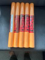 Te koop 5 rollen behang, Huis en Inrichting, Stoffering | Behang, Ophalen of Verzenden, Oranje