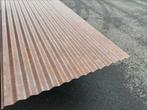 Cortenstaal golfplaten vintage industriele wandbekleding, Ophalen, Zo goed als nieuw, Overige materialen, Minder dan 20 mm