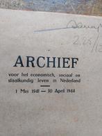 2 wereld oorlog argief 1941-1944 Ned. Documentatie bureau.., Ophalen of Verzenden, Landmacht, Nederland