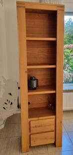 Zware houten kast h200 b60 d35, Ophalen, Zo goed als nieuw, 25 tot 50 cm