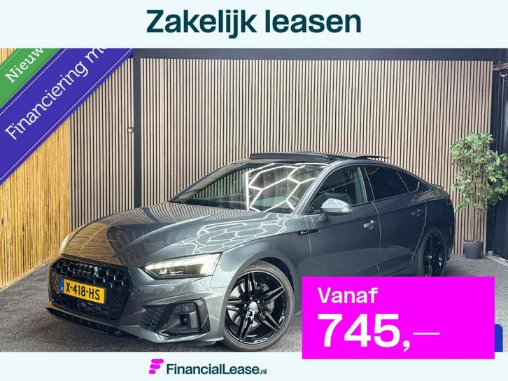 Audi A5 Sportback 45 TFSI quattro S edition | Pano | Camera, Auto's, Audi, Bedrijf, Lease, Financial lease, A5, ABS, Achteruitrijcamera