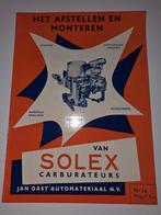 3 Solex Carburateur Boekjes – NL, EN, DE, Ophalen of Verzenden