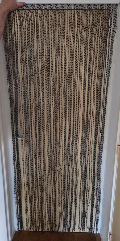 Torresol kunststof draadgordijn vliegengordijn, Huis en Inrichting, Stoffering | Gordijnen en Lamellen, Zo goed als nieuw, Zwart