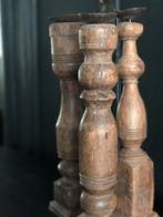 Kandelaar van oude baluster India oosters sober sleets, Antiek en Kunst, Ophalen of Verzenden