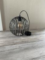 Zwarte metalen hanglamp 30cm, Ophalen, Zo goed als nieuw, Metaal, Minder dan 50 cm