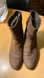 Warme elegante bruine enkellaarsjes, maat 41, Kleding | Dames, Ophalen, Zo goed als nieuw, Bruin