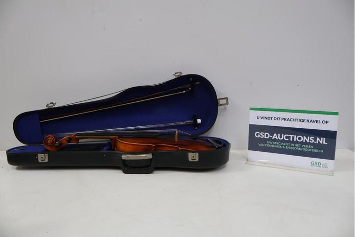 Duitse Viool in Hardcase Muziekkoffer, Muziek en Instrumenten, Strijkinstrumenten | Violen en Altviolen, Ophalen of Verzenden