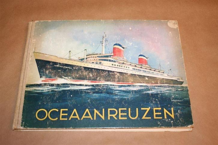 Oceaanreuzen. Compleet Plaatjesalbum 1952., Boeken, Prentenboeken en Plaatjesalbums, Gelezen, Ophalen of Verzenden