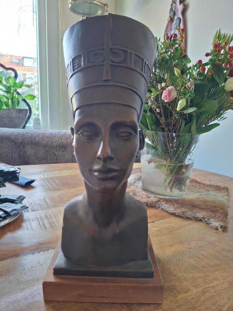 Nefertiti Buste - Egyptische Schoonheid, Ophalen of Verzenden