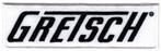 Gretsch Guitars stoffen opstrijk patch embleem, Ophalen of Verzenden, Nieuw, Kleding
