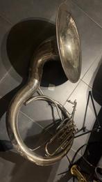 Sousafoon Amati Kraslice 250, Ophalen of Verzenden, Gebruikt, Es-tuba, Met koffer of draagtas