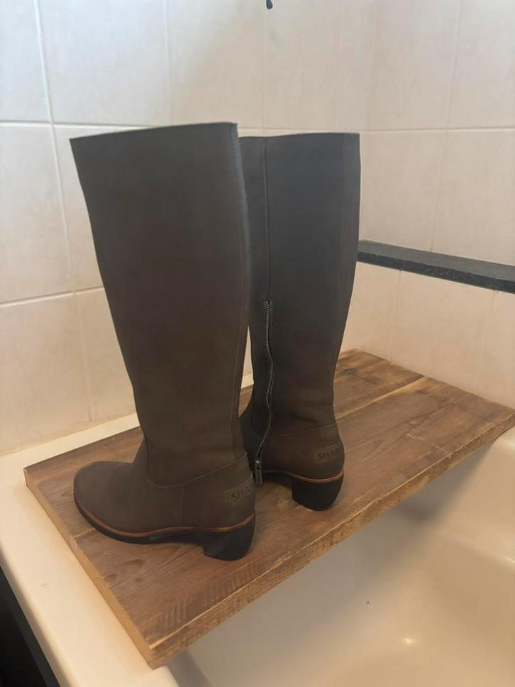Shabbies Amsterdam laarzen, Kleding | Dames, Schoenen, Zo goed als nieuw, Hoge laarzen, Grijs, Ophalen