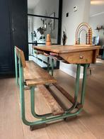 Vintage schoolbank | Lessenaar | schoolbureau | authentiek, Ophalen, Gebruikt, Bureau