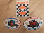 Gulf stickers, Ophalen of Verzenden, Zo goed als nieuw