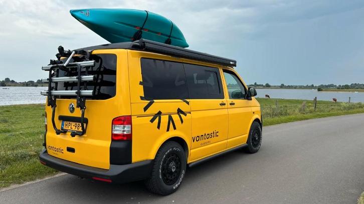VW T5 California 4pers. hefdak 2013 - 67800km, Caravans en Kamperen, Campers, Particulier, tot en met 2, Buscamper of Camperbus