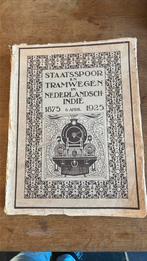 Staatsspoor en tramwegen Nederlands Indië, Antiek en Kunst, Ophalen of Verzenden