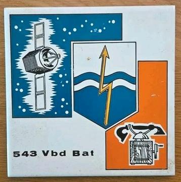 Set van 3 Vintage Militaire Tegeltjes 15/15 beschikbaar voor biedingen