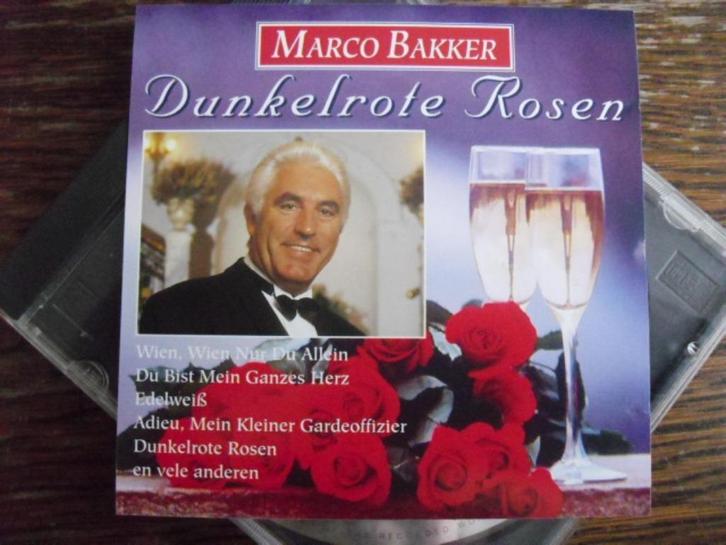 Marco Bakker "Dunkelrote Rosen" CD, Cd's en Dvd's, Cd's | Pop, Zo goed als nieuw, 1980 tot 2000, Ophalen of Verzenden