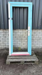 (162) Nieuwe kunststof voor/ achterdeur incl kozijn, Kunststof, Deurkozijn, Nieuw, 150 tot 225 cm