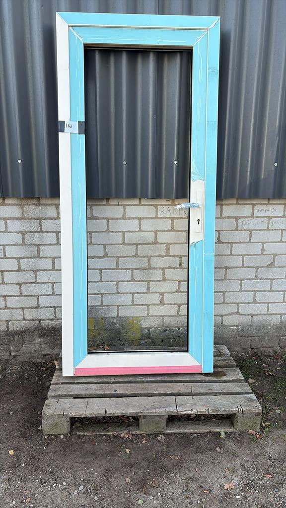 (162) Nieuwe kunststof voor/ achterdeur incl kozijn, Doe-het-zelf en Verbouw, Kozijnen en Schuifpuien, Nieuw, Deurkozijn, Kunststof