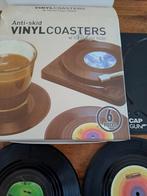 Vintage onderzetters vinyl, Ophalen of Verzenden