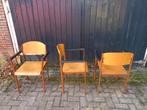 40x vintage stapelstoelen kantine kerk school partij stoelen, Ophalen