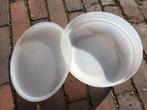 Ikea plastic opbergbak rond met deksel 20,5 cm keuken bak, Ophalen of Verzenden, Gebruikt