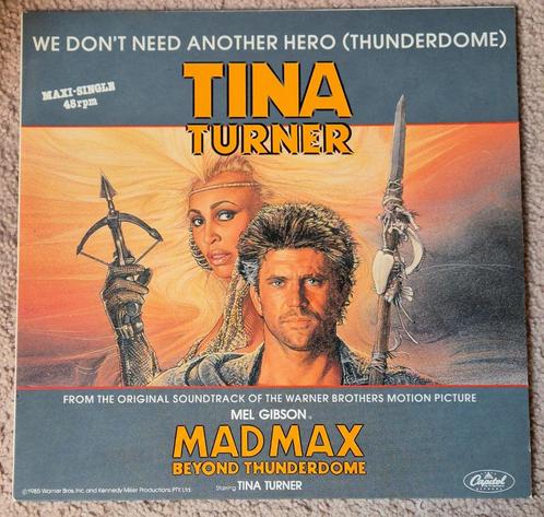 Tina Turner ‎– We Don't Need Another Hero (Thunderdome), Cd's en Dvd's, Vinyl Singles, Maxi-single, Pop, 12 inch, Ophalen of Verzenden