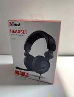 Nieuwe Trust Headset koptelefoon ongebruikt in doos, Ophalen of Verzenden, Nieuw, Over oor (circumaural), Overige merken