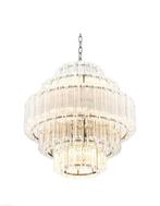 Eichholtz Vittoria Chandelier (Nickel) - maat S, Huis en Inrichting, Ophalen of Verzenden, Nieuw