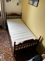 Antiek Vintage Houten Bedframe 2000 x 900 Degelijk Houtwerk, Ophalen, Artisan, 90 cm, Eenpersoons