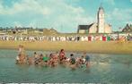 Katwijk aan Zee- -Oude Kerk met strandgezicht., Verzenden, 1960 tot 1980, Gelopen, Zuid-Holland