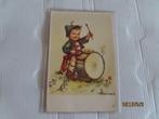 oude kinderkaart kind met trommel, Verzamelen, Ansichtkaarten | Themakaarten, Ophalen of Verzenden, 1960 tot 1980, Ongelopen, Kinderen