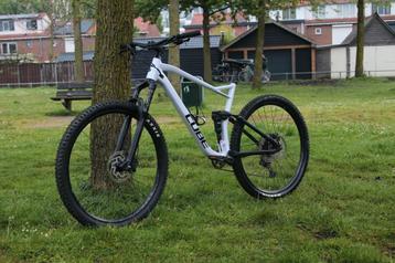 Cube Stereo 120 Race XL 29" Violet White Mountainbike 