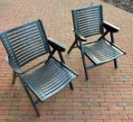 Houten fauteuils Habitat-design, Huis en Inrichting, Fauteuils, Ophalen, Gebruikt, Minder dan 75 cm, 50 tot 75 cm