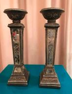 2 barok kandelaars, Antiek en Kunst, Ophalen of Verzenden, Koper of Brons
