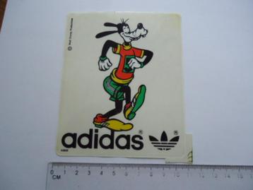 sticker oud Goofy strip Adidas voetbal vintage disney  beschikbaar voor biedingen
