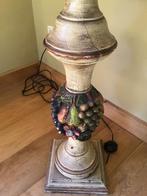 Antieke bijzondere lamp met fruittrossen., Antiek en Kunst, Ophalen