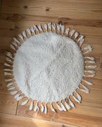 Ronde badmat wit met kwastjes 70cm, Gebruikt, 50 tot 100 cm, Wit, Rond