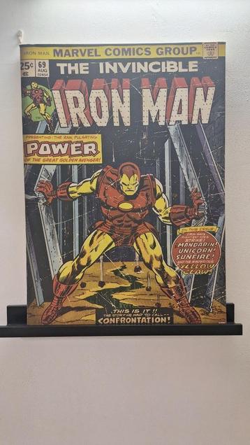 Iron Man Canvas Poster – 50x70 cm – Marvel beschikbaar voor biedingen