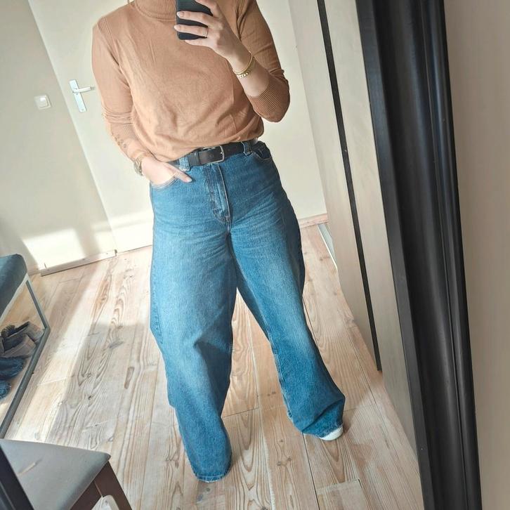 Col trui beige Gina L XL dames, Kleding | Dames, Jumpsuits, Zo goed als nieuw, Maat 42/44 (L), Beige, Ophalen of Verzenden