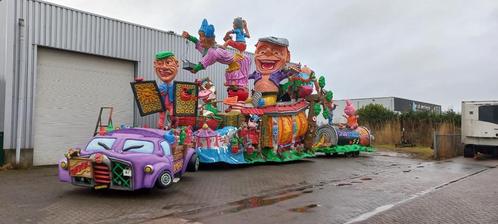 Complete mooie polyester carnavalswagen ( direct te koop ), Hobby en Vrije tijd, Feestartikelen, Gebruikt, Feestartikel, Carnaval