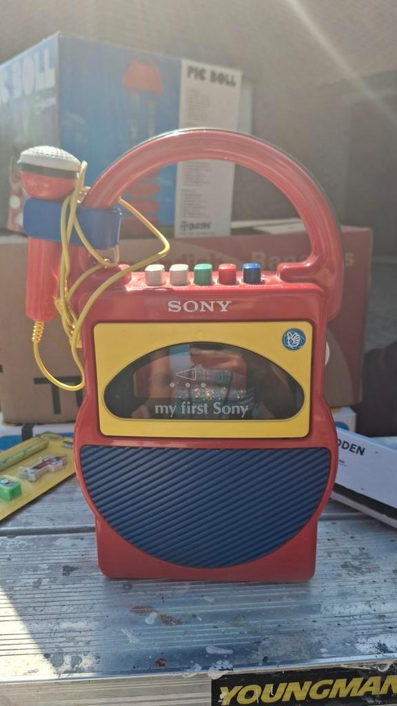 Vintage Sony My First Sony Cassetterecorder TCM-4000, Audio, Tv en Foto, Radio's, Gebruikt, Radio, Ophalen of Verzenden