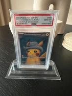 Pokemon Pikachu grey felt hat (085) van Gogh psa 10, Ophalen of Verzenden, Nieuw