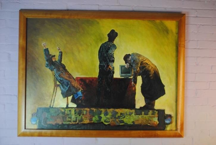 Hans Leijerzapf, Antiek en Kunst, Kunst | Schilderijen | Klassiek, Ophalen